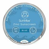 Suntribe Mineral Sports & Face aurinkovoide - SPF 30 - kaikki luonnolliset - 100% sinkki - riutta turvallinen - 4 ainesosaa - vedenkestävä (45 g) (sininen)