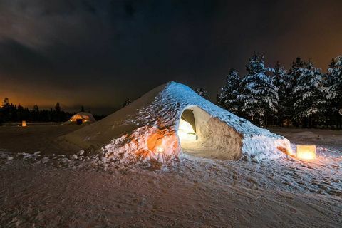 Igloo vuokrattavana Airbnb: llä