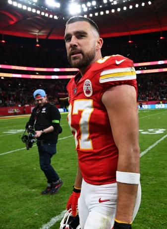 travis kelce pelinsä aikana