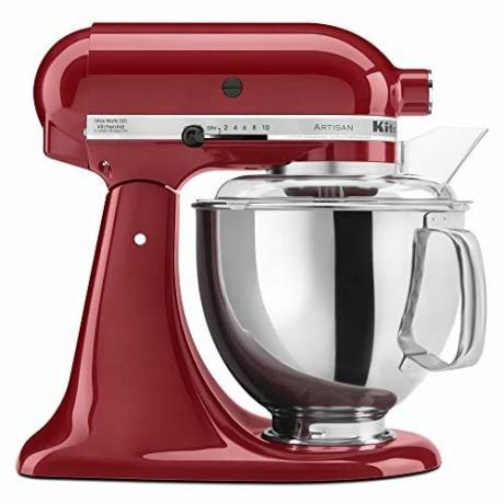 KitchenAid KSM150PSER Artisan kallistuspäällinen seisomasekoitin kaatosuojalla,