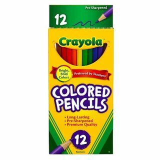 Crayola 12ct esiteroitettu värikynä