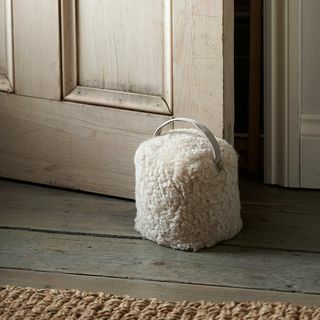 Curly Sheepskin Doorstop