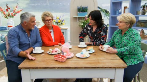 Paul Hollywood, Prue Leith, Noel Fielding, Sandi Toksvig, GBBO, Iso British Bake Off