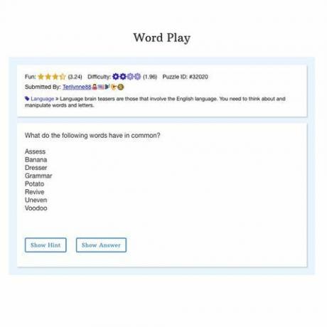 viraaliset aivoriisit - Word Play