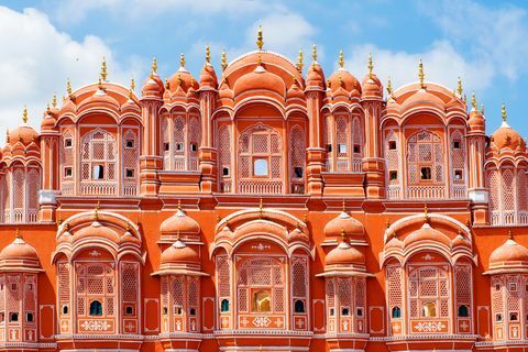 Hawa Mahal palatsi Jaipurissa, Rajasthanissa