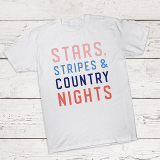 Stars, Stripes ja Country Nights T-paita