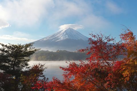 Fuji-vuori Japanissa.