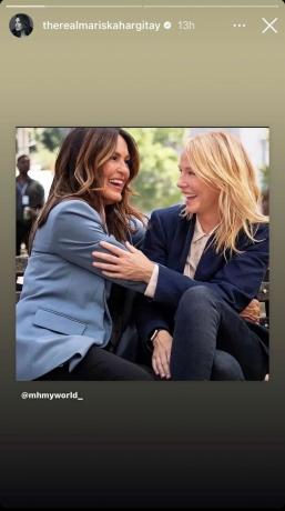 " laki ja järjestys svu" näyttelijä mariska hargitay julkaisi Instagram-kuvan, joka reagoi kelli giddishin lähtemiseen