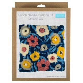Punch Needle Kit -tyyny moderni kukka