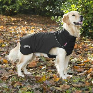 Lämpö-itselämpenevä koiran takki - musta