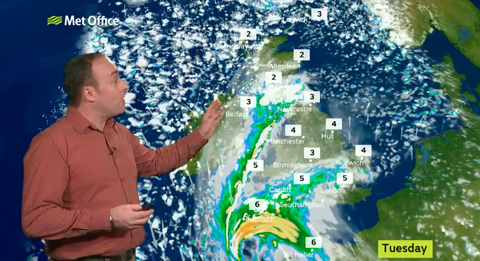 Met Office sääennustekuva