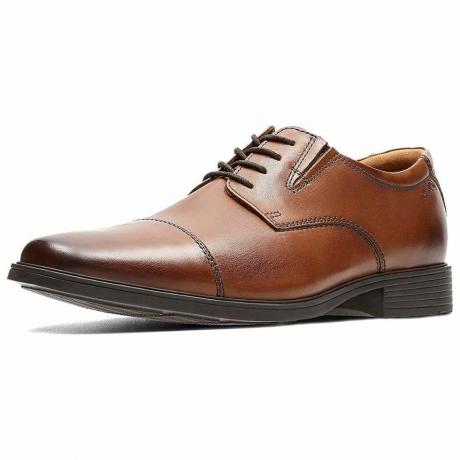 Miesten Tilden Cap Oxford Shoe tummanruskea nahka