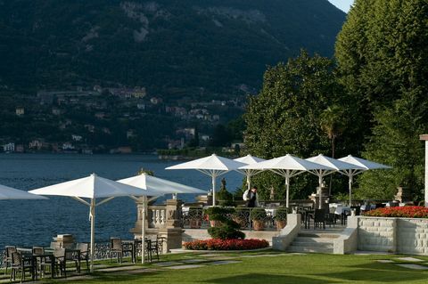 L'Orangerie -ravintola Como-järvellä, Italia