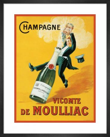 Vicomte de Moulliac Vintage-juliste