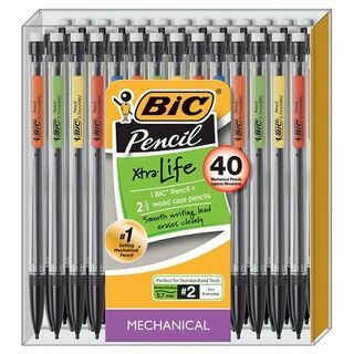 BIC #2 Xtra Life mekaaniset kynät, 40ct 