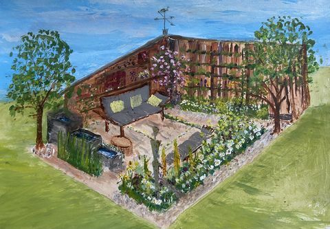 knollingwithdaisies garden, aloita puutarha, suunnitellut sue kent, rhs hampton court palatsin puutarhafestivaali 2022