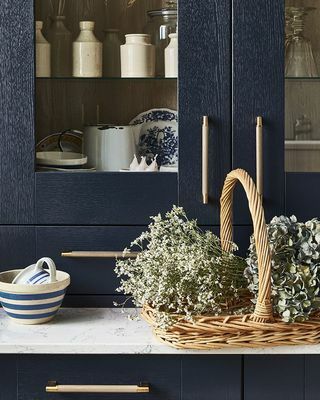 Country Living Deep Blue Whitstable Kitchen