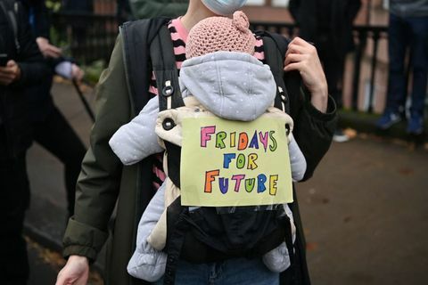 greta thunberg ilmastonmuutos protestoi Glasgow'ssa