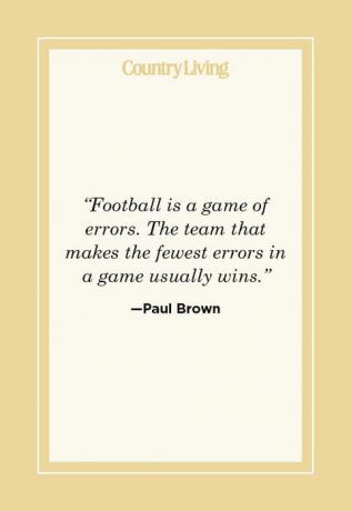 Paul brown jalkapallolainaus