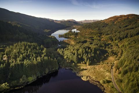 loch chon, syksy trossachsissa