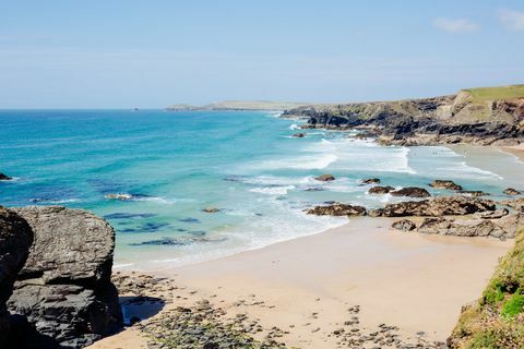 Porthcothan Bay, lähellä Padstowia, Cornwall