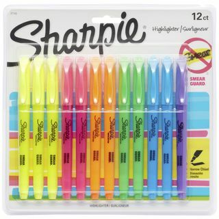 Sharpie Pocket Highlighters, talttakärki, 12 kpl 