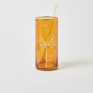 Palma Yellow Glass Cocktail Jug & Stirrer