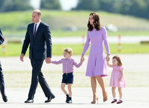 Prinssi William, prinssi George, Cambridgen ruhtinaskunta ja prinsessa Charlotte Saksassa