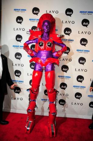 heidi klum osallistuu AOL-esitykseen heidi klumsin vuotuisen halloween-juhlan Lavossa 31. lokakuuta 2010 new yorkissa - valokuva sattumalta yehpatrick mcmullan via getty images