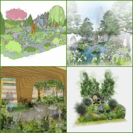 chelsea kukkanäyttely 2021 show gardens
