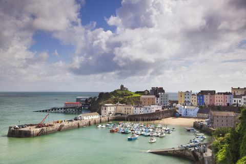 Tenby Wales suositut Ison-Britannian maaseutukohteet vuodelle 2018