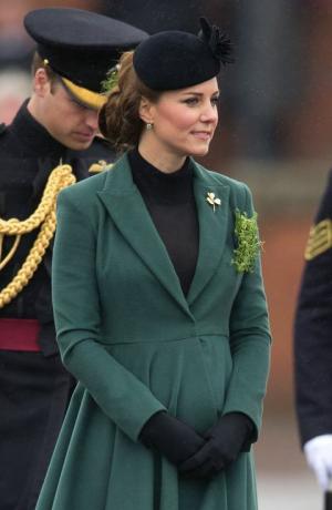 Kate Middleton ja hänen vauvansa olivat paksuimmat smaragdinvihreässä St. Patrickin päivänä