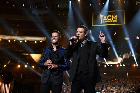 Black Shelton ja Luke Bryan 50. ACM: ssä