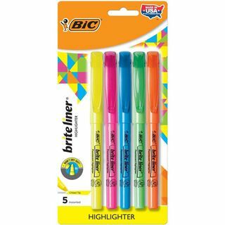 BiC 5pk Highlighter vaihdettava kärki Brite Liner