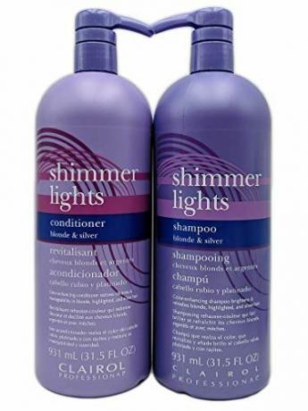 Clairol Shimmer Lights shampoo ja hoitoaine 31,5 oz Duo (blondi ja hopea)