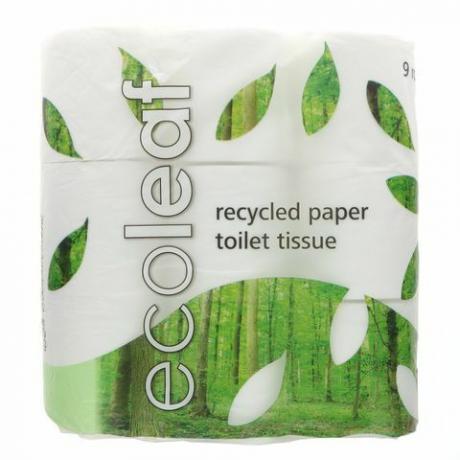 Ecoleaf -kierrätetyn paperin wc-kudos - 9 kpl pakkaus