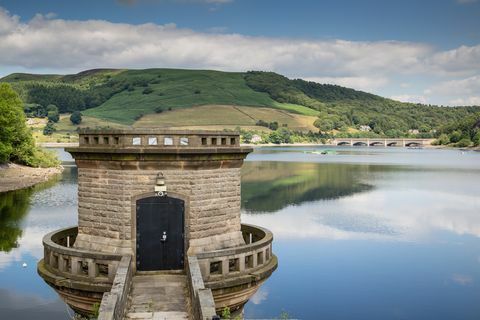 vieraile huippualueen ladybower-tornissa