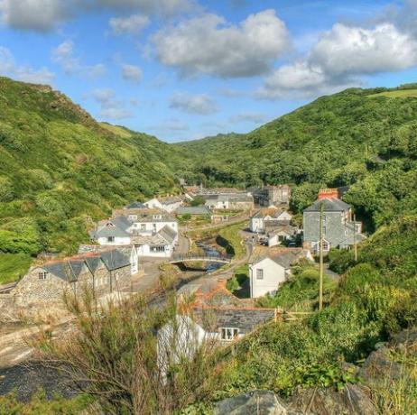 Boscastle, Cornish kalastajakylä