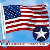 Brodeerattu Yhdysvaltain lippu