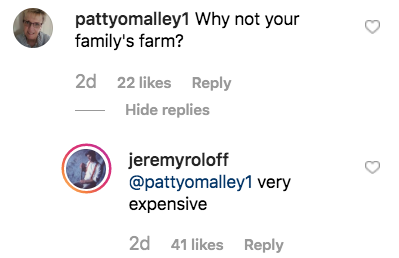 Jeremy Roloffin kommentti itsensä ja Audreyn Instagramissa tilalla tekee LPBW-faneista "surullisia"