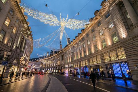 Regent Streetin jouluvalot