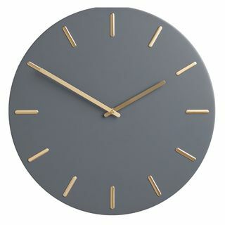 Arne Brass Dial Analoginen seinäkello, 45cm, vuono sininen