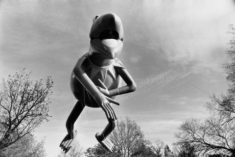 kermit the frog balloon 1990 macyn kiitospäivän paraatissa